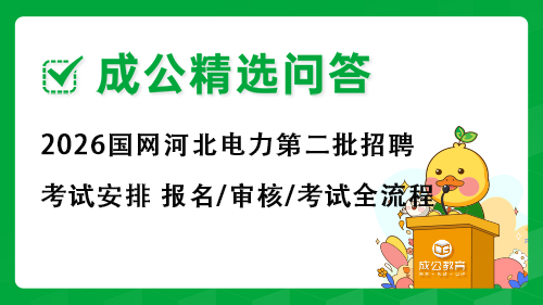 2026国网河北电力第二批招聘考试安排 报名/审核/考试全流程 2026国网河北电力第二批招聘考试安排 报名/审核/考试全流程